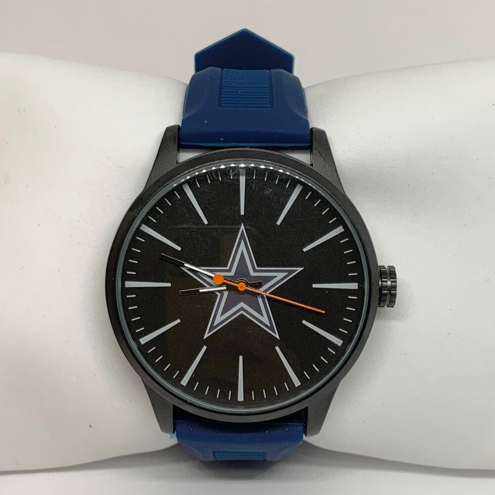 Dallas Cowboys Sparo Cheer Fashion men Watch quartz 45mm black tone running